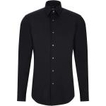Schwarze HUGO BOSS BOSS Slim Fit Hemden aus Baumwolle für Herren für den für den Frühling 