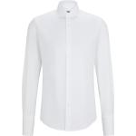 Weiße HUGO BOSS BOSS Hemden mit Umschlagmanschette aus Baumwolle für Herren 