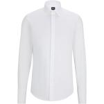 Weiße Elegante HUGO BOSS BOSS Hemden mit Umschlagmanschette aus Baumwolle für Herren 