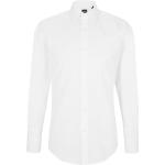 Weiße HUGO BOSS BOSS Slim Fit Hemden aus Baumwolle für Herren Größe S für den für den Frühling 