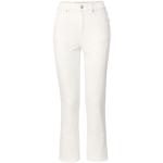 Reduzierte Cremefarbene TCHIBO Slim Fit Jeans mit Reißverschluss aus Baumwolle für Damen Größe S 