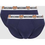 Blaue MOSCHINO Underwear Herrenslips & Herrenpanties aus Baumwolle Größe XL 2-teilig 