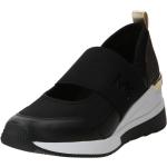 Schwarze Michael Kors Michael Kors MICHAEL Slip-on Sneaker ohne Verschluss aus Textil für Damen Größe 37 mit Absatzhöhe bis 3cm 