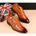 Violette Business Hochzeitsschuhe & Oxford Schuhe ohne Verschluss in Normalweite aus Leder für Herren 