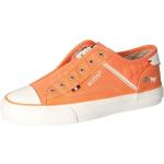 Orange Slip-on Sneaker ohne Verschluss aus Textil für Damen Größe 39 