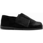 Schwarze Papucei Slip-on Sneaker aus Veloursleder für Damen Größe 40 mit Absatzhöhe bis 3cm 