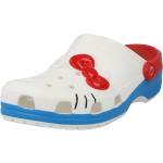 Reduzierte Rote Crocs Hello Kitty Runde Blockabsatz Slipper leicht für Damen Größe 43 mit Absatzhöhe bis 3cm 