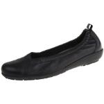 Schwarze tessamino Natural Feet Slip-on Sneaker in Komfortweite aus Leder für Damen Größe 44 für den für den Sommer 