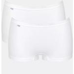 Weiße sloggi Basic+ Nachhaltige Damenunterhosen aus Baumwolle Größe L 2-teilig 