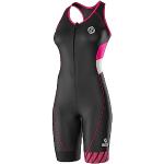 SLS3 Triathlon-Anzug für Damen | Triathlon Anzug Damen | Trisuit Damen | Triathlon Einteiler | FX Solid Schwimmanzug (Black/Bright Rose Stripes, XLarge)