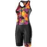 SLS3 Triathlon-Anzug für Damen | Triathlon Anzug Damen | Trisuit Damen | Triathlon Einteiler | FX 2.0 Schwimmanzug (Black/Sunrise Blooms, Medium)