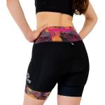 SLS3 Triathlon Hose Damen | Tri Bike Shorts | Schwarz | Tri Short Frauen FRT Print | Designed by Athletes (Black/Sunrise Blooms, Medium)