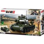 SLUBAN WWII - Mittelschwerer All. Panzer (687 Teile) Konstruktionsspielzeug, Mehrfarbig