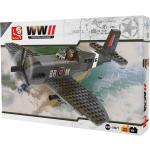 SLUBAN WWII - Spitfire (182 Teile) Konstruktionsspielzeug, Mehrfarbig