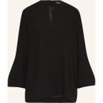 Reduzierte Schwarze 3/4-ärmelige SLY 010 Blusenshirts & Schlusen mit Reißverschluss aus Viskose für Damen Größe S 
