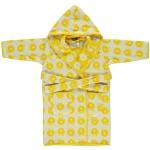 Gelbe Småfolk Kinderbademäntel mit Kapuze aus Frottee maschinenwaschbar für Jungen Größe 122 
