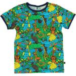 Smafolk Kurzarm T-shirt "Jungle" 9-10 JAHRE Ocean Blue