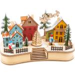 Bunte small foot Lichthäuser & Weihnachtsdörfer aus Holz 