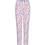 Blaue Blumenmuster Casual Rösch Damenschlafanzüge & Damenpyjamas Größe S 