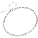 Silberne Smart Jewel Zweireihige Halsketten & Mehrlagige Halsketten für Damen 