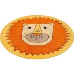 Reduzierte Orange SMART KIDS Kinderteppiche mit Löwen-Motiv 