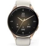Beige Elegante Hama Smartwatches mit Touchscreen-Zifferblatt mit Anruf-Funktion mit Bluetooth 