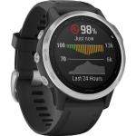 Silberne Garmin Fenix 6S Smartwatches mit GPS 