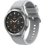 Silberne SAMSUNG Galaxy Watch4 Smartwatches mit GPS mit LTE 