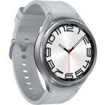 Silberne SAMSUNG Galaxy Watch6 Classic Smartwatches mit GPS 