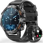 Reduzierte Wasserdichte Smartwatches mit Touchscreen-Zifferblatt mit Anruf-Funktion mit Bluetooth für Herren zum Fitnesstraining 