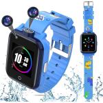 Reduzierte Blaue Wasserdichte Smartwatches mit GPS mit LTE für Kinder zum Fitnesstraining 