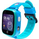 Reduzierte Blaue Smartwatches mit Anruf-Funktion mit LTE mit Schrittzähler für Kinder 