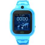 Blaue Smartwatches mit Touchscreen-Zifferblatt mit Anruf-Funktion mit LTE für Kinder zum Lernen 