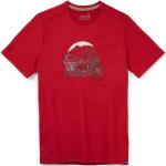 Rote Kurzärmelige Smartwool T-Shirts für Herren Größe XL für den für den Sommer 