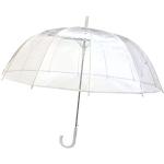 Weiße Elegante Smati Durchsichtige Regenschirme durchsichtig für Herren zur Hochzeit 