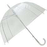 Weiße Smati Durchsichtige Regenschirme durchsichtig für Herren Einheitsgröße 