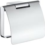 Silberne Smedbo AIR Toilettenpapierhalter & WC Rollenhalter  aus Chrom 