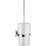Smedbo Ice WC-Bürstengarnitur aus Porzellan, chrom