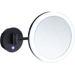 Reduzierte Schwarze Runde Schminkspiegel & Kosmetikspiegel aus Acrylglas 