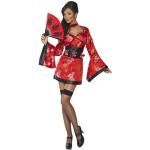 Reduzierte Rote Smiffys Geisha-Kostüme aus Polyester für Damen Größe M 