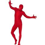 Rote Unifarbene Smiffys Ganzkörperkostüme aus Polyester für Herren Größe L 