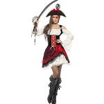 Rote Smiffys Piratenkostüme aus Polyester für Damen Größe S 