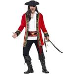 Piraten Kostüm gestreift für Herren - Schwarz und Weiß Kollektion. 24h  Versand