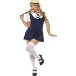 Reduzierte Schwarze Smiffys Schulmädchen-Kostüme aus Stroh für Damen Größe L 
