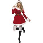 Reduzierte Rote Smiffys Weihnachtsmannkostüme & Nikolauskostüme aus Polyester für Damen Größe S 