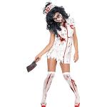 Reduzierte Weiße Smiffys Zombiearzt-Kostüme aus Polyester für Damen Größe S 