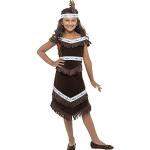 Braune Smiffys Indianerkostüme aus Polyester für Kinder 
