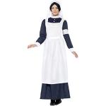 Blaue Smiffys Krankenschwester-Kostüme aus Polyester für Damen 