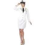 Weiße Smiffys Offizier-Kostüme aus Polyester für Damen Größe XXL 