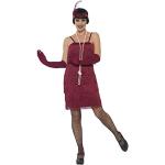 Reduzierte Rote Smiffys Mini Charleston-Kostüme & 20er Jahre Kostüme aus Polyester für Damen Größe S 
